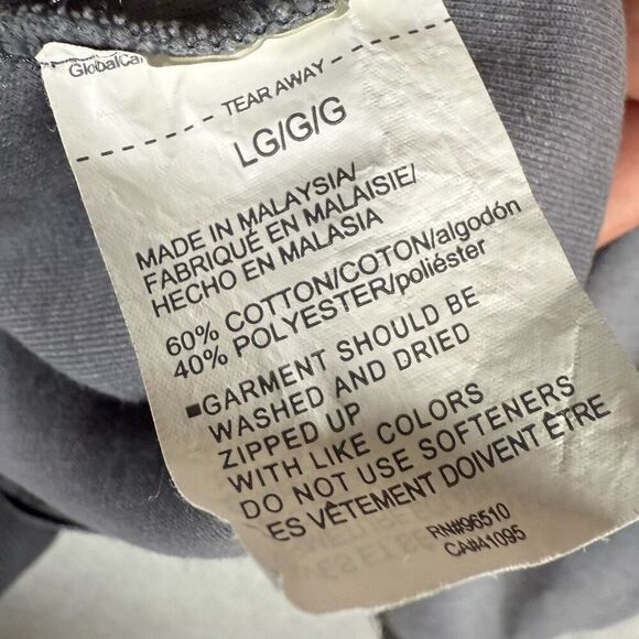 Under Armour Mens Size Large Fitted Full Zip Front Performance Jacket Gray Black - Picture 4 of 8